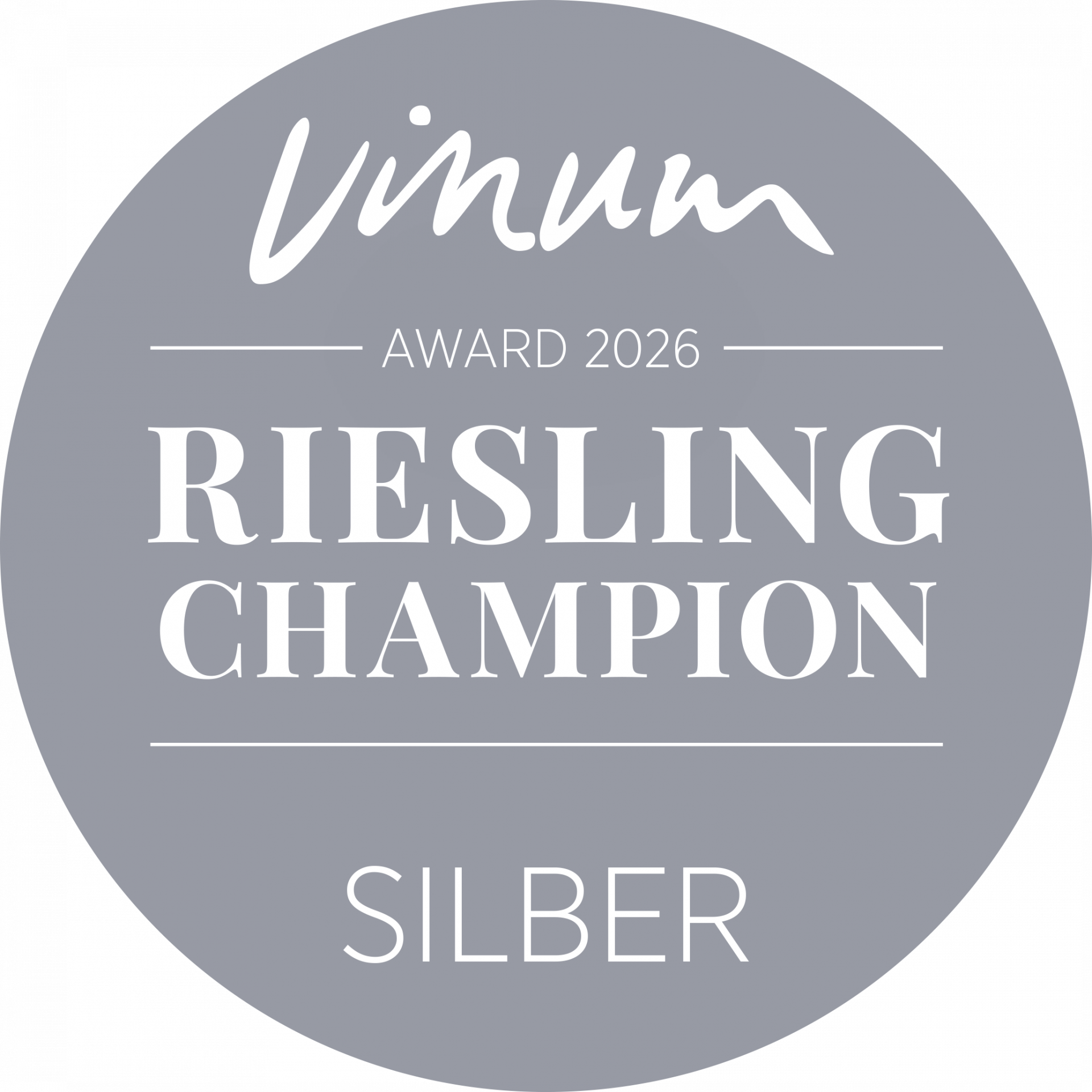 Bild-Auszeichnung: Vinum Riesling Champion 86 Punkte